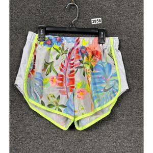 Nike Women's Size Small Tempo Floral 3" Running Shorts Dry-Fit Multicolor